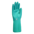 Guante Verde Nitri Ansell Solvex Resistente A Quimicos Corto