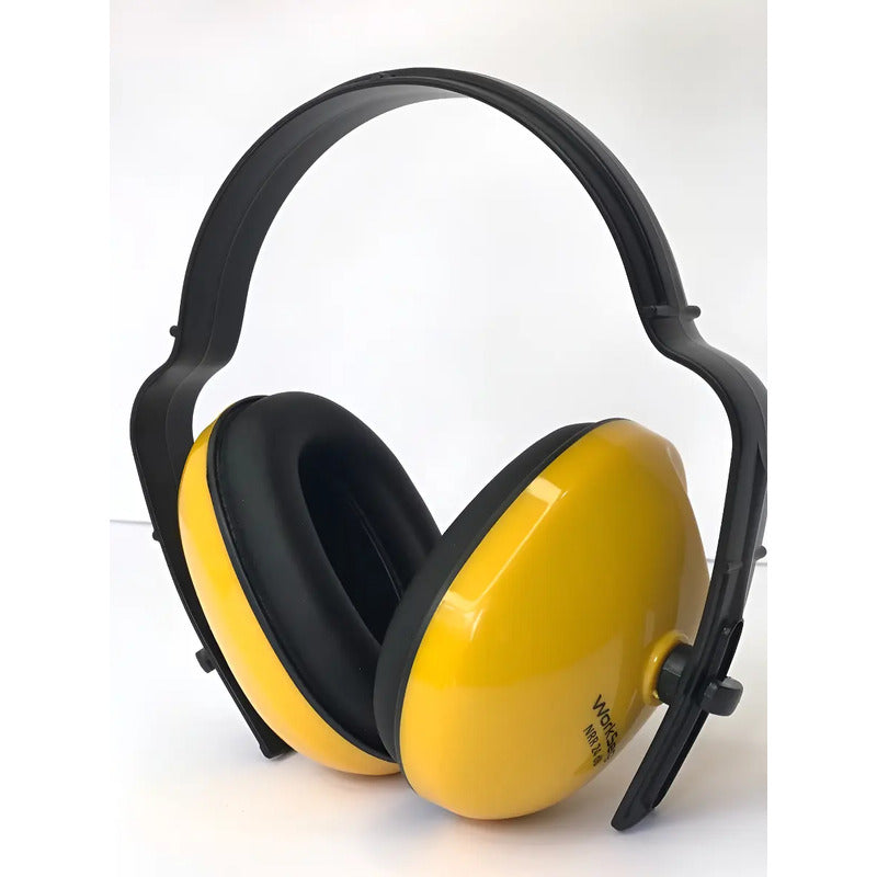 Tapa Oido Proteccion 24db Ajustables Tipo Diadema Workseg Ce Amarillo