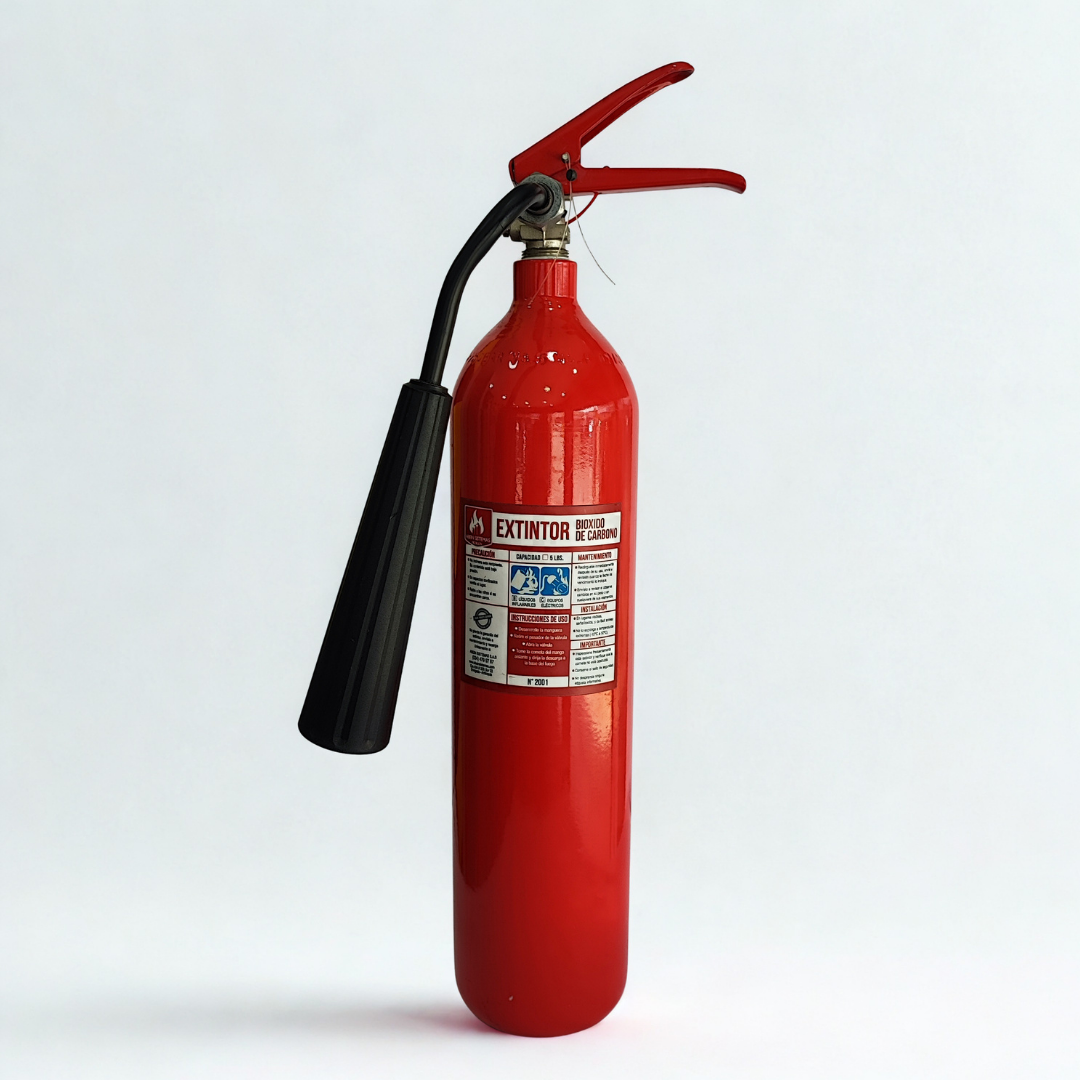 Extintor Co2 dióxido carbono 5lbs
