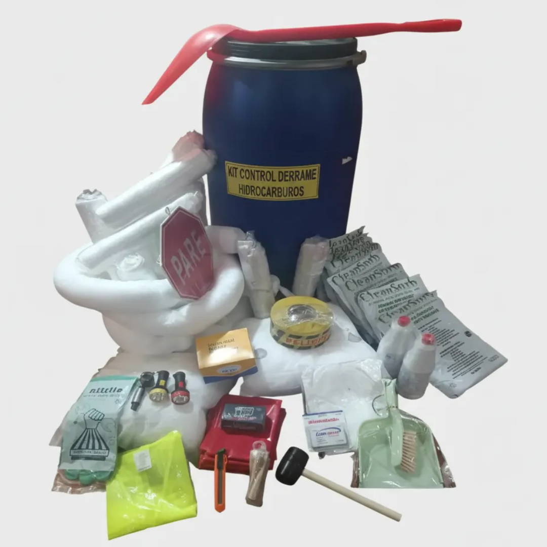 Kit Control Derrames Basico Hidrocarburos