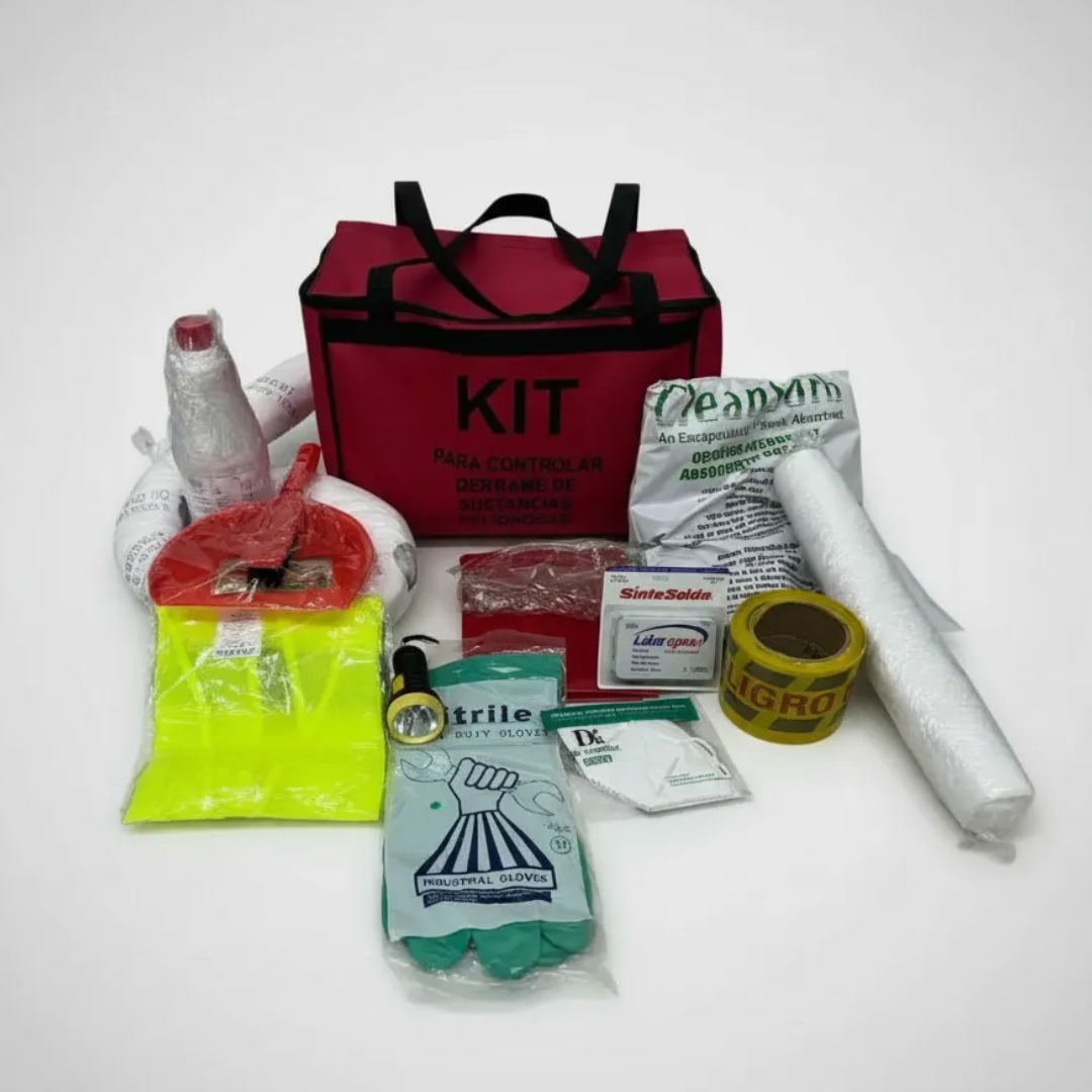 Kit Control Derrames Basico Hidrocarburos